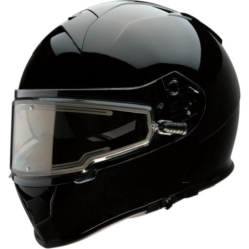 Casco electrico ZIR Warrant Snow - negro