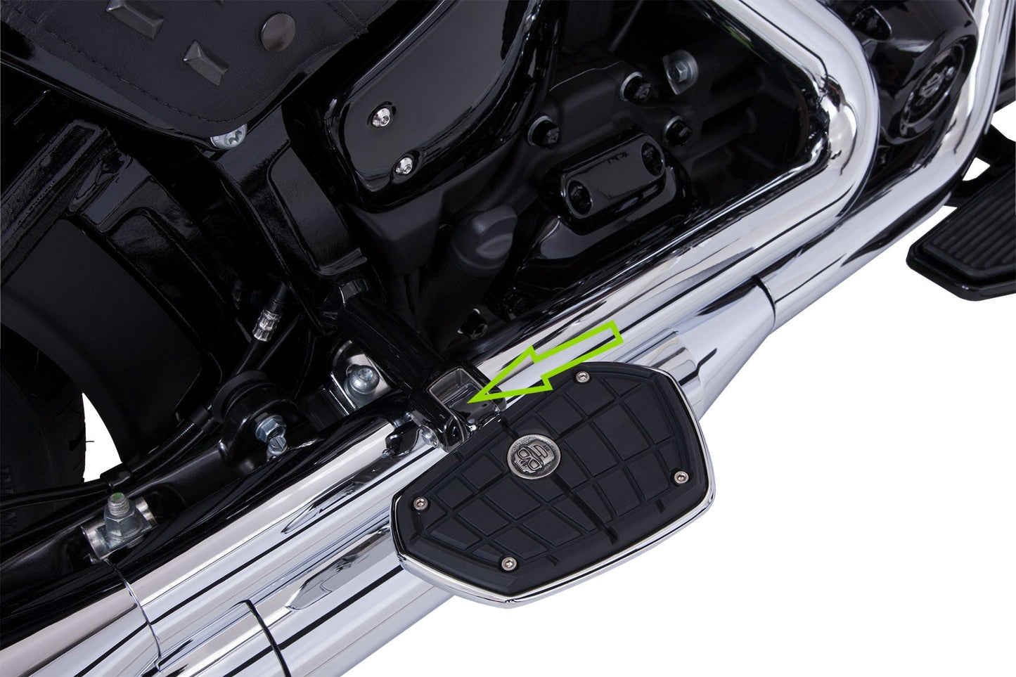 Adaptador CIRO para reposapiés - Cromo