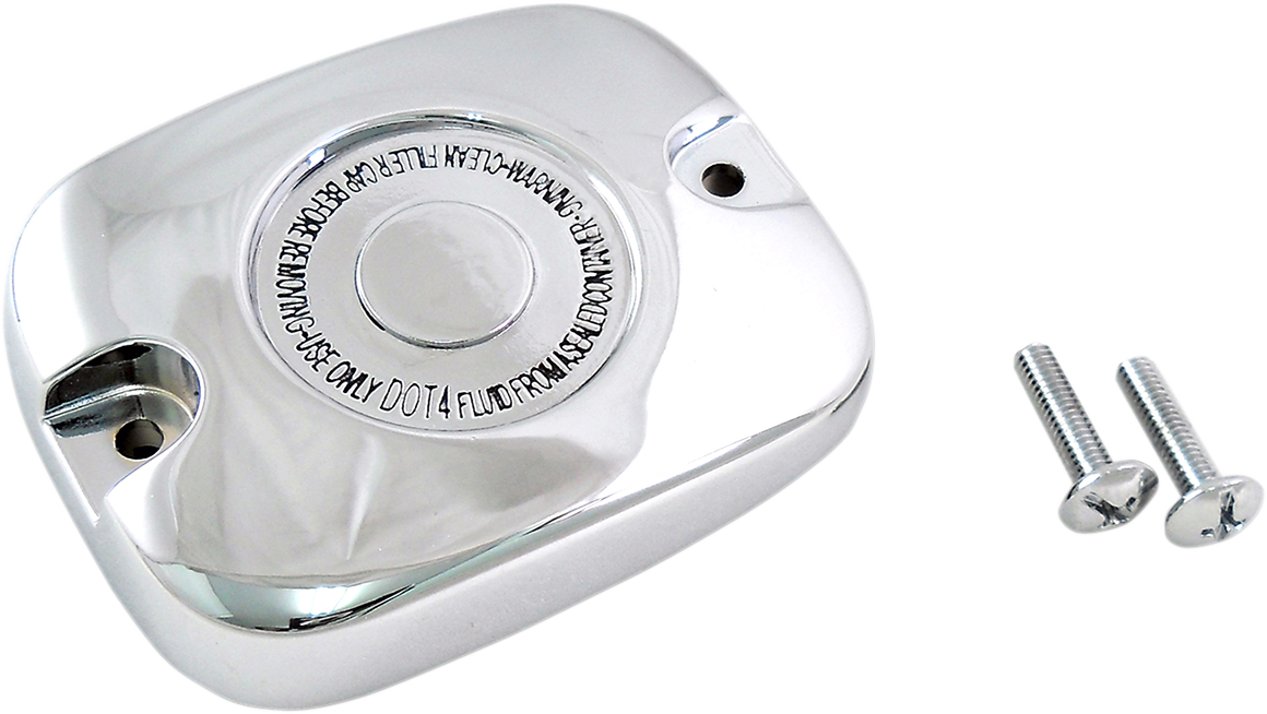 Master Cylinder Cover - Clutch - Chrome
