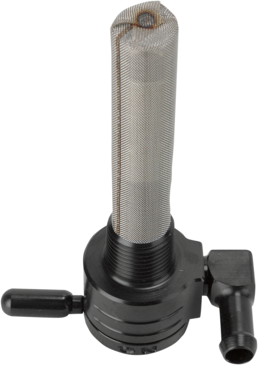 Backward Petcock - Black - 3/8" NPT