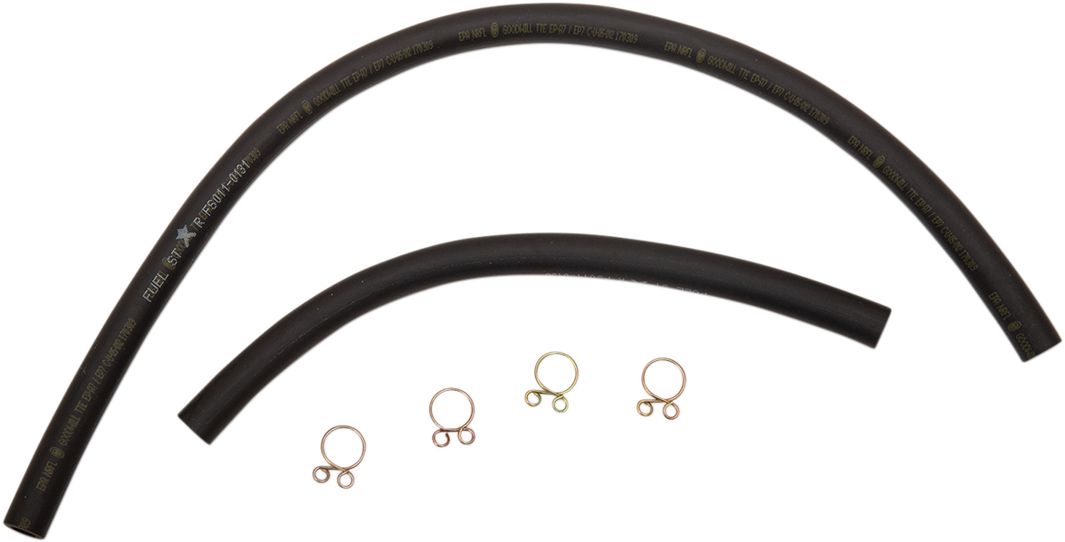 Hose and Clamp Kit with 2 Hoses - Kawasaki