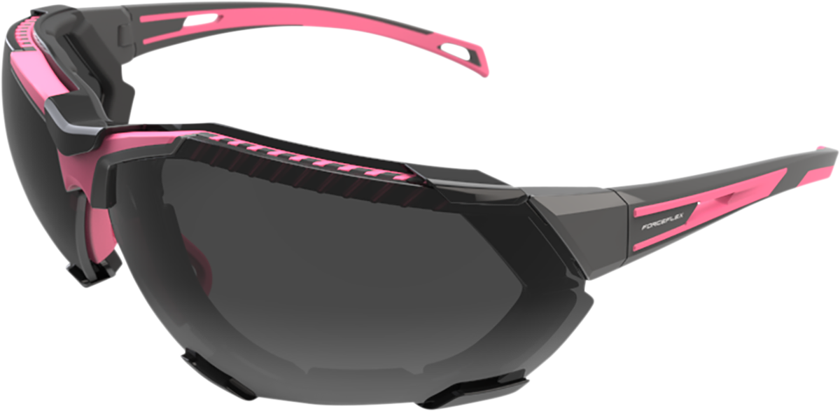 FF4 Sunglasses - Foam - Gray/Pink - Smoke