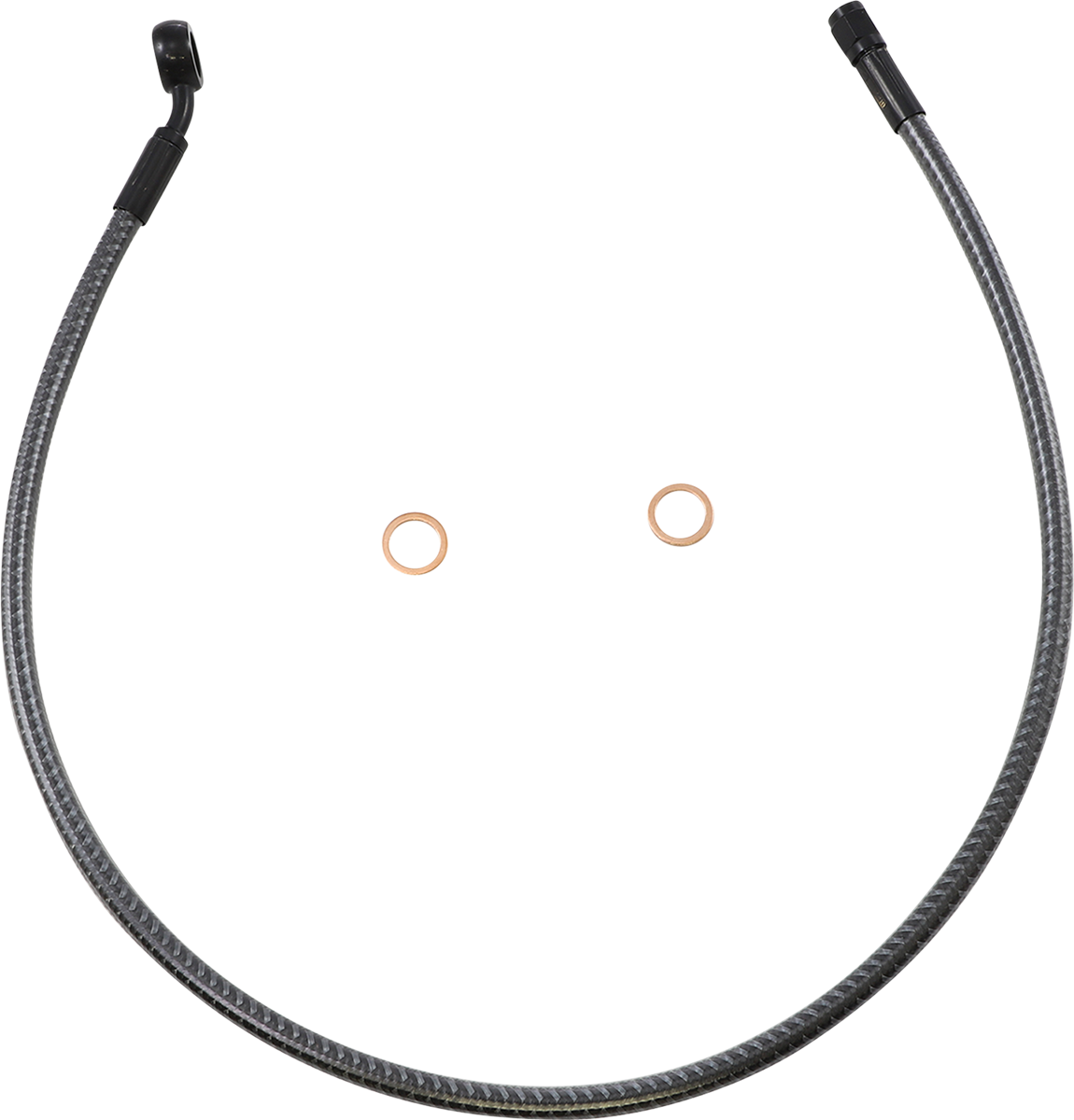 Brake Line - Front - 12 mm - 35° - 28" - KARBONFIBR