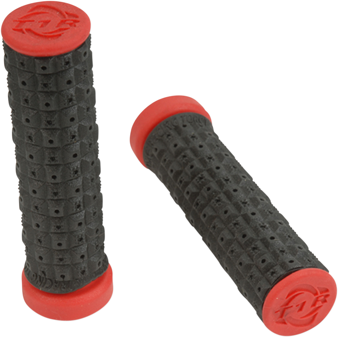 Grips - Enduro - Dual - ATV - Black/Red