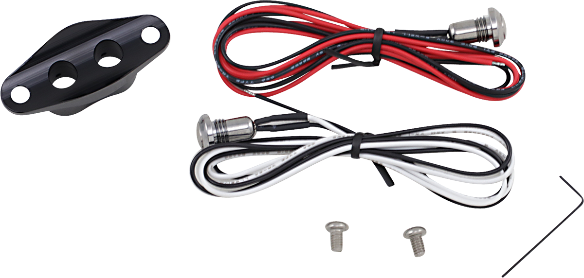 Interruptores De Botón Doble - Negro