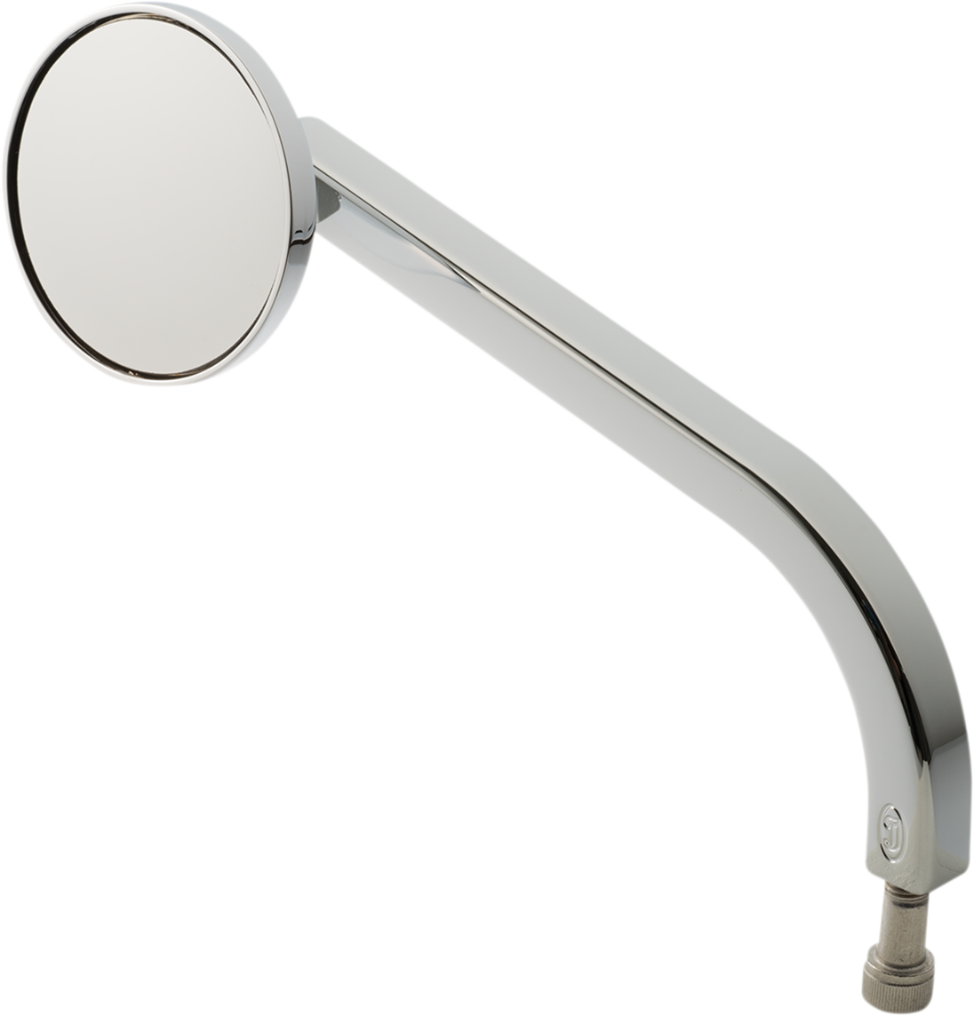 No. 2 Standard 2-1/4" Round Mirror - Chrome - Left