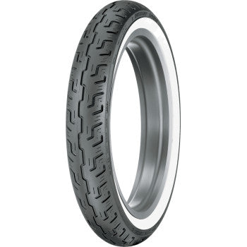 Llanta Delantera Cara Blanca Dunlop Harley-Davidson Original D401 - 100/90-19 - 57H