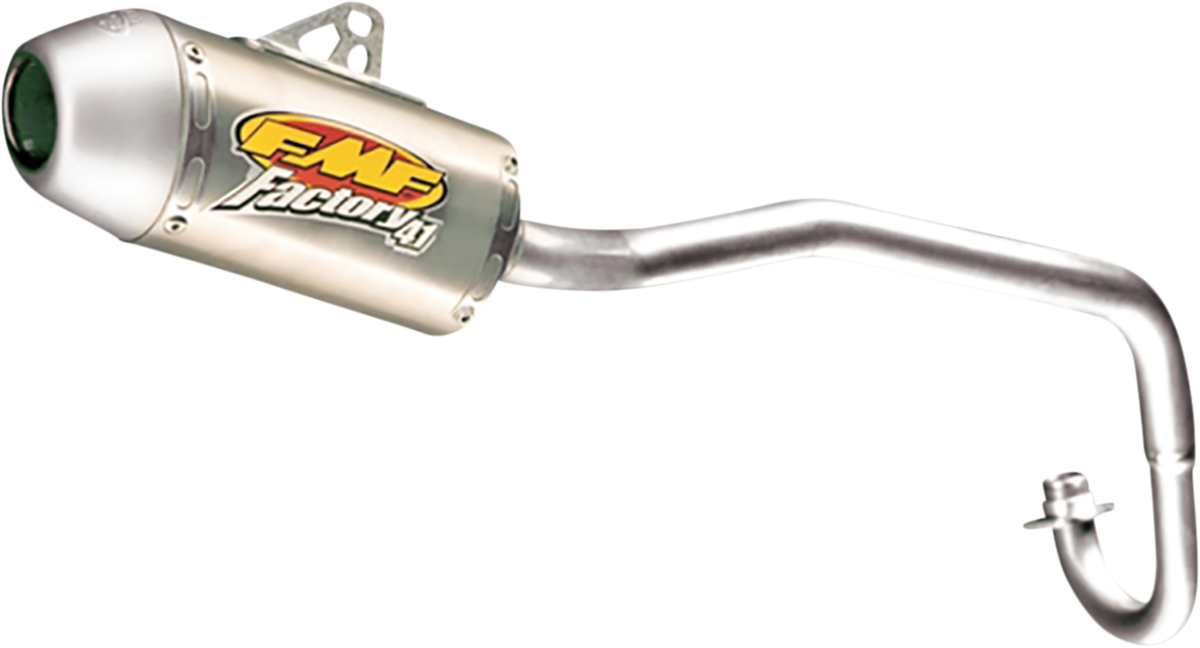 Factory 4.1 Exhaust - Anodized Titanium/Stainless Steel