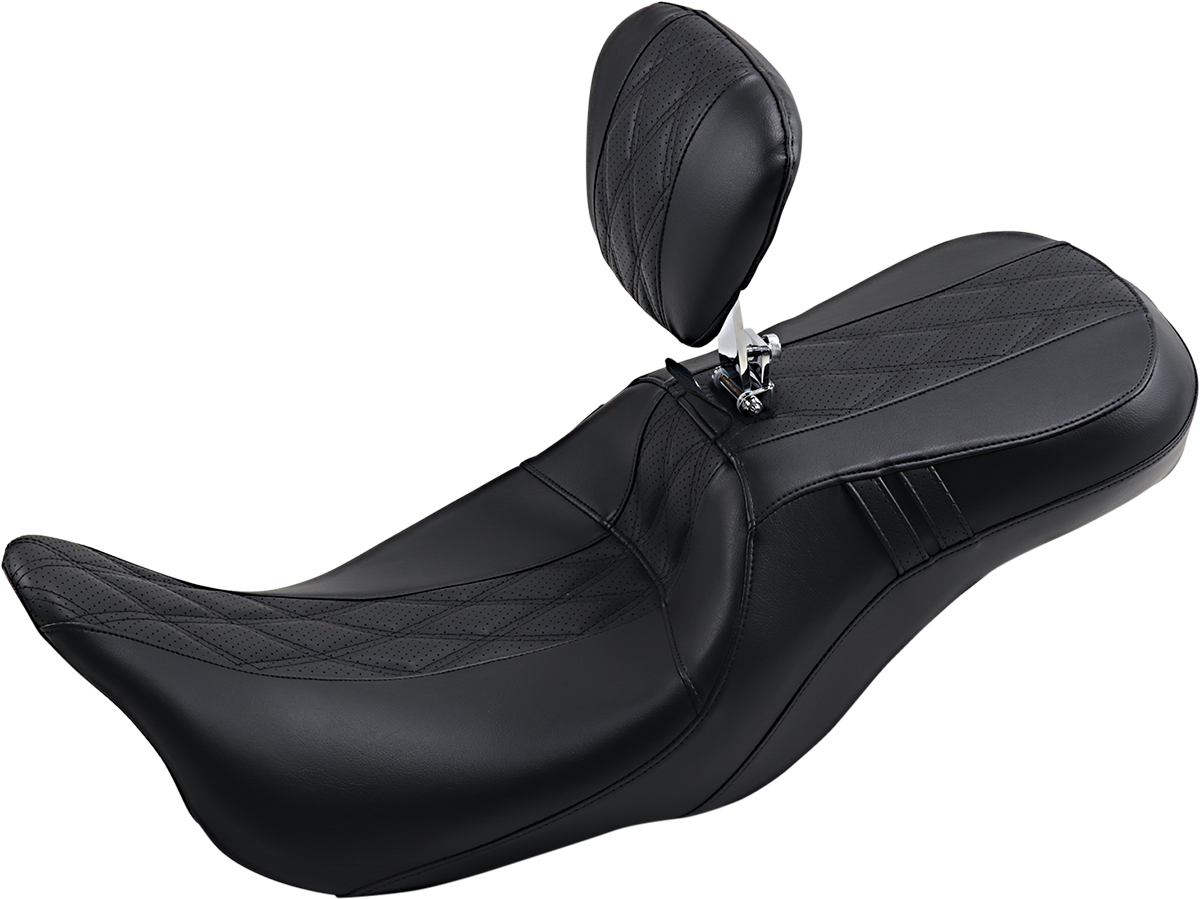 Outcast 2Up Seat with Backrest - Black - FLH