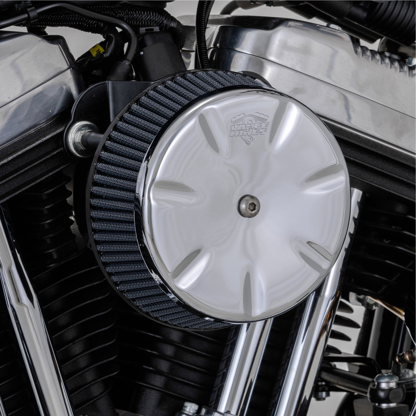 Filtro de aire Vance & Hines VO2 Eliminator cromo H-D M8 2017 a 2022