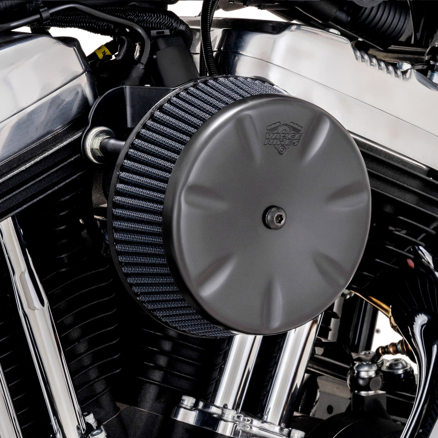 Filtro de aire Vance & Hines VO2 Eliminator negro H-D M8 2017 a 2022