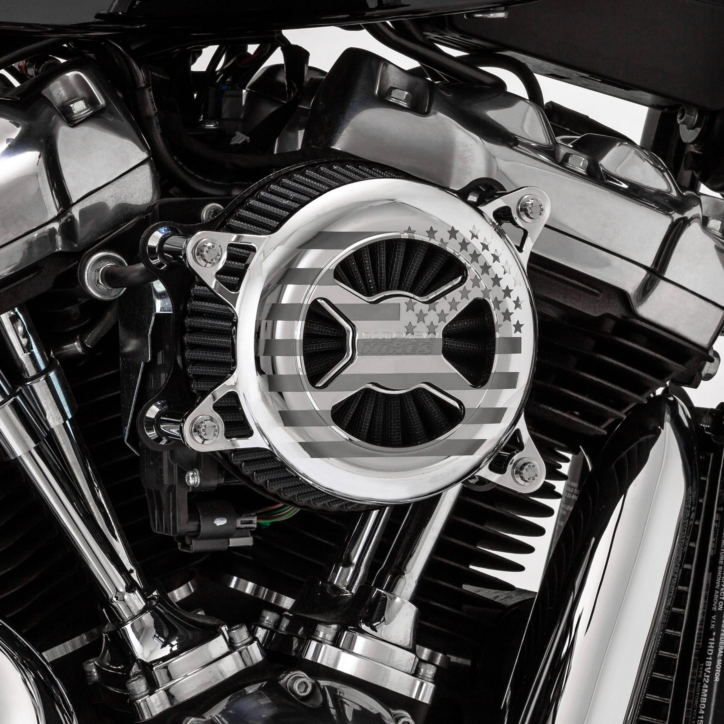 Filtro de aire Vance & Hines VO2 America cromo H-D Sportster 1991 a 2022