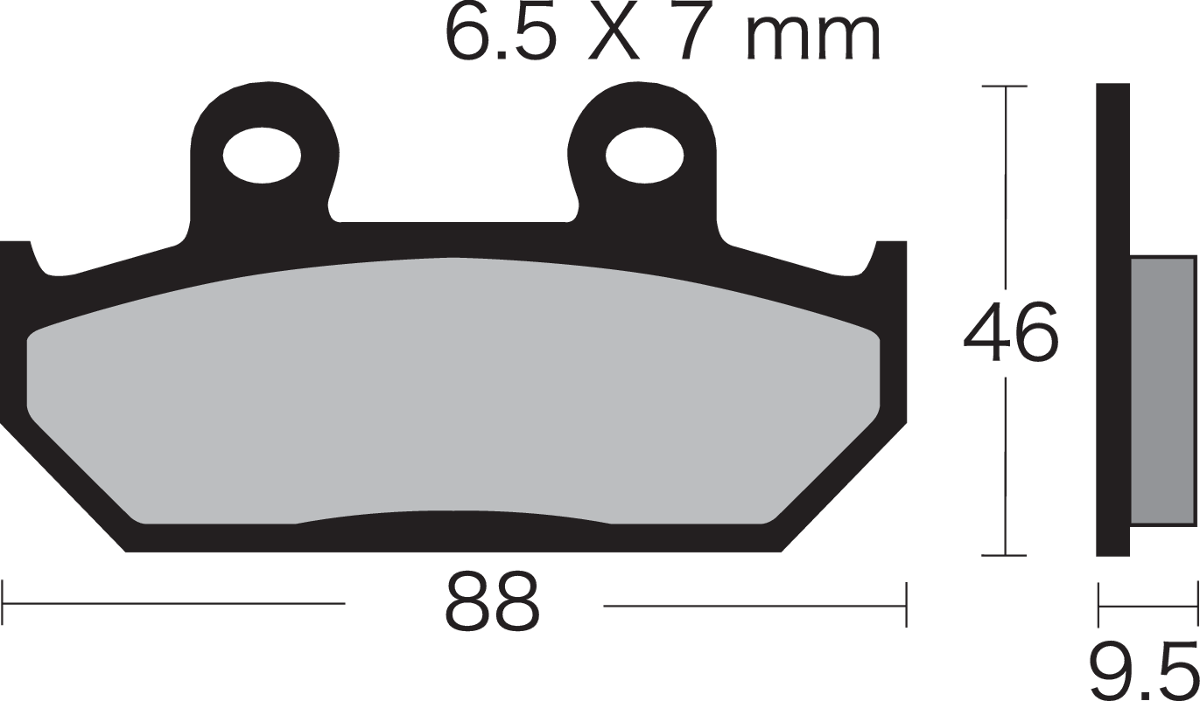 Semi-Metallic Brake Pads - VD-143/2