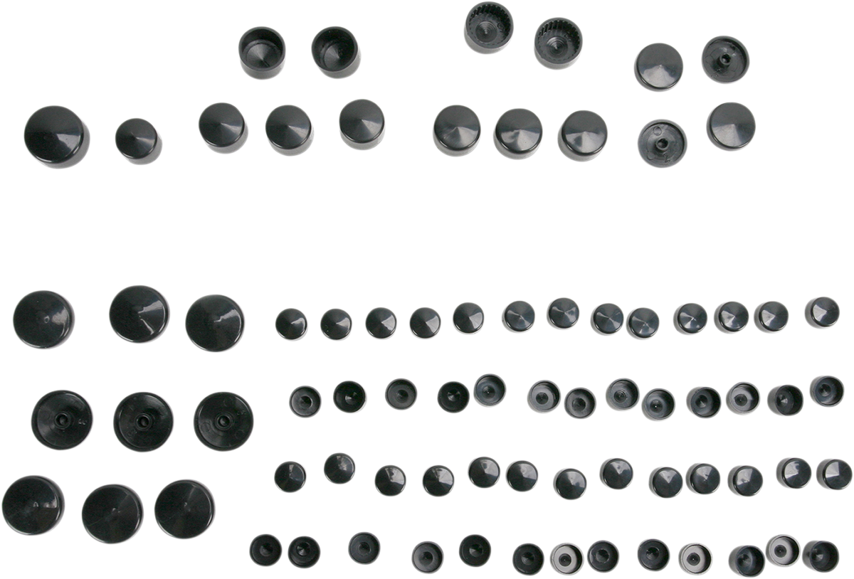 Surtido de Cubiertas de Tornillos - Negro