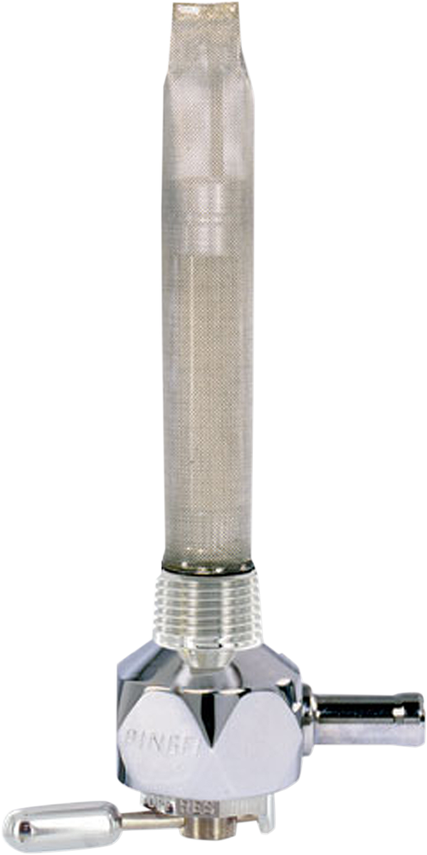 Fuel Valve - Diamond Chrome - 3/8" NPT - Hex