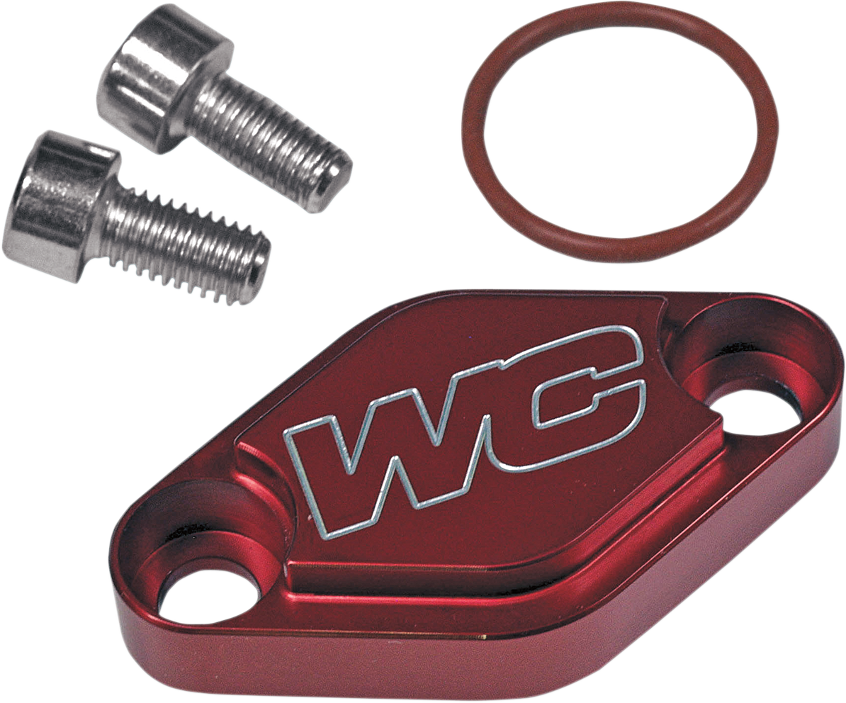 Block Off Plate - Red