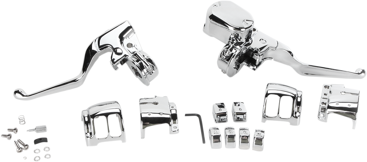 Controles de Manillar Cilindro Maestro y Palancas Standar Cromo