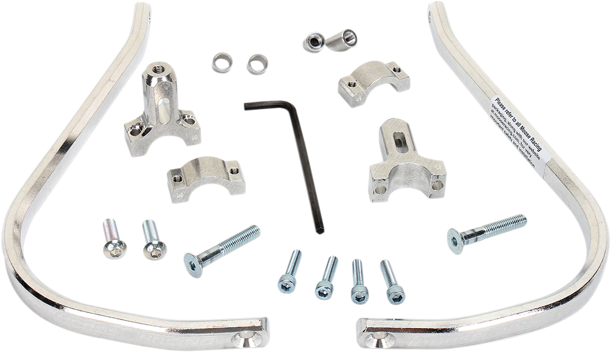 Handguards - Aluminum - 1-1/8" - Silver