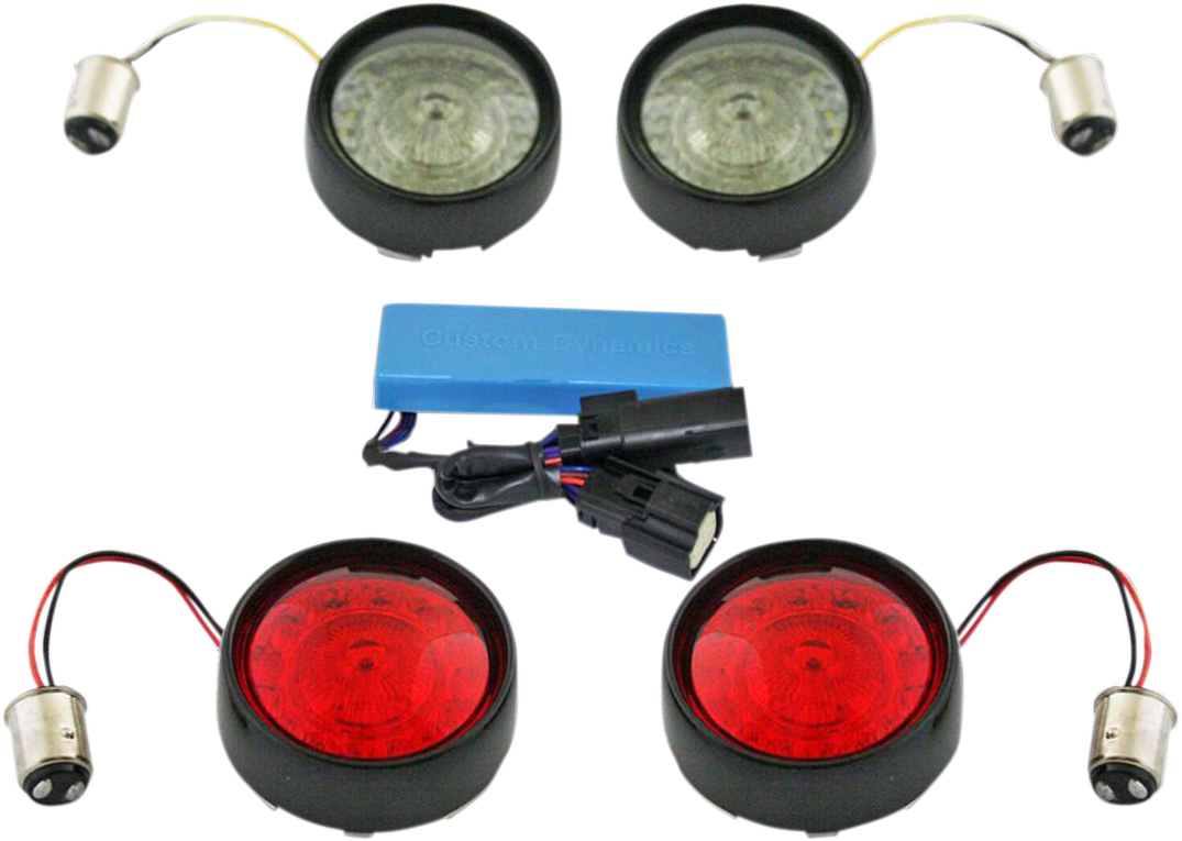 Full Bullet Turn Signal Conversion Kit - Black