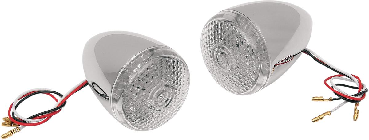 Direccionales traseras LED - Transparente/Rojo