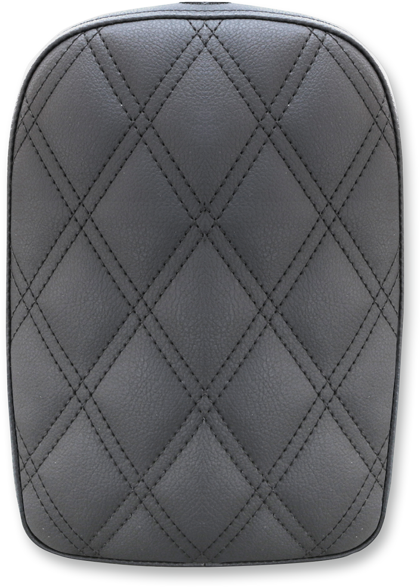 Lattice Stitched Pad - Black - 7"