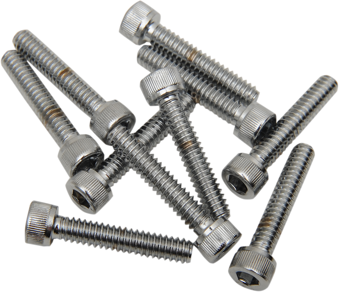 Tornillos allen estriado #10-24 x 3/4" cromo