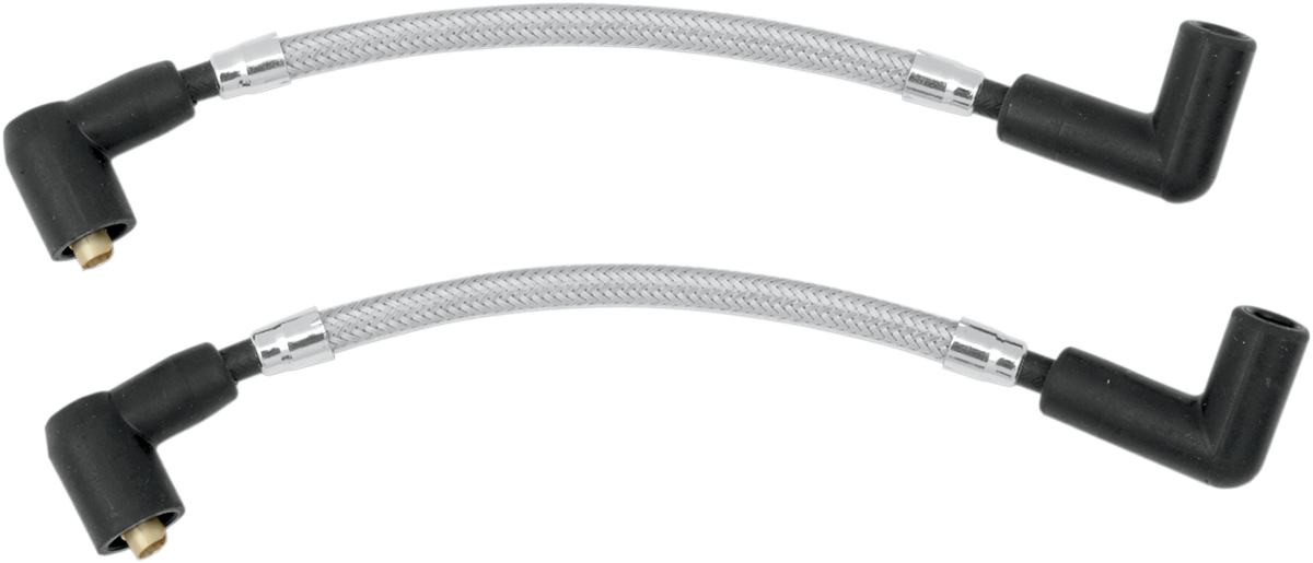 Spark Plug Wires - Polished Stainless - FXR