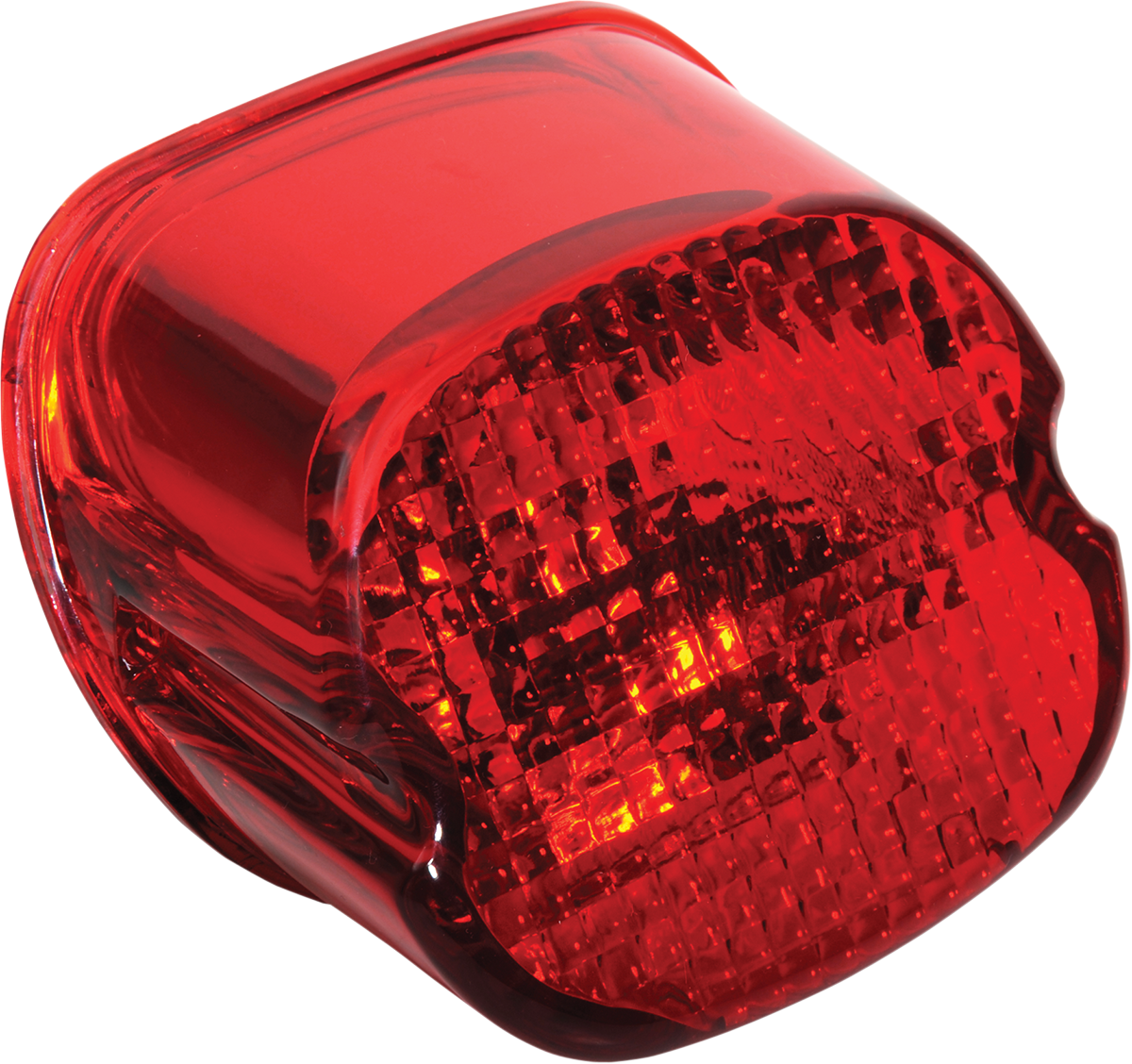Taillight Lens - Bottom Tag Window - Red