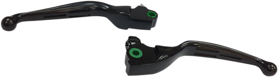 Black Slotted Levers