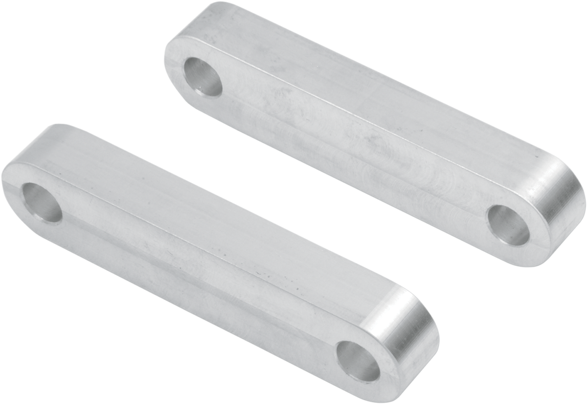 Hugger Front Fender Mounting Blocks - For 21" Wheels - Satin