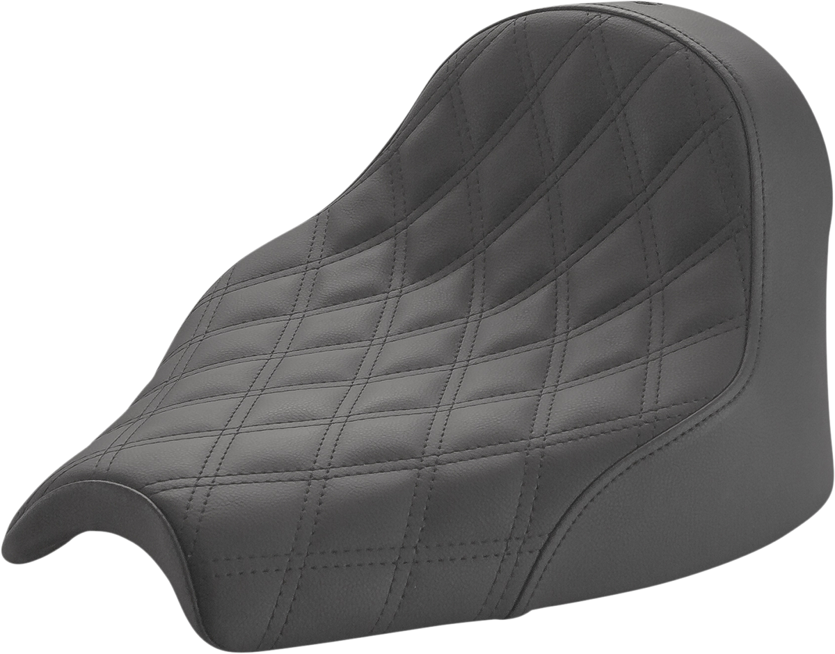 Renegade Solo Seat - Lattice Stitched - Black