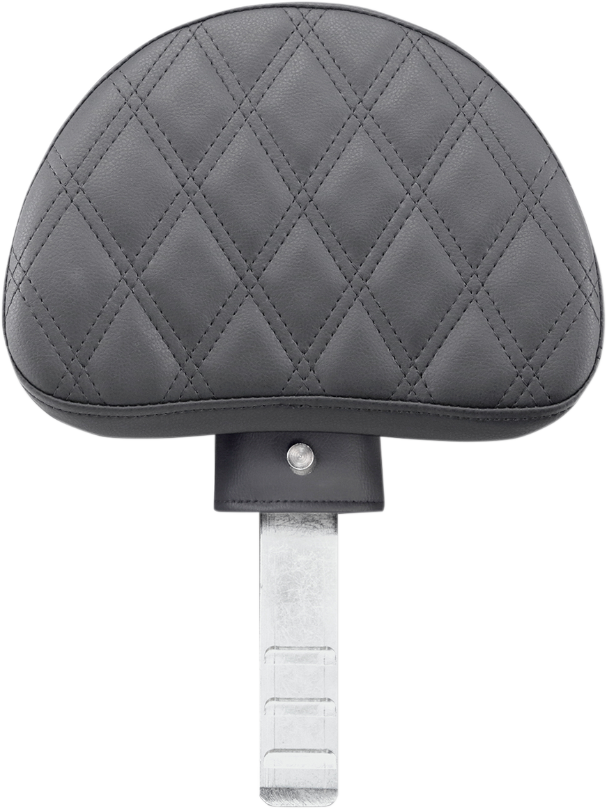 Lattice Stitched Driver's Backrest - Black
