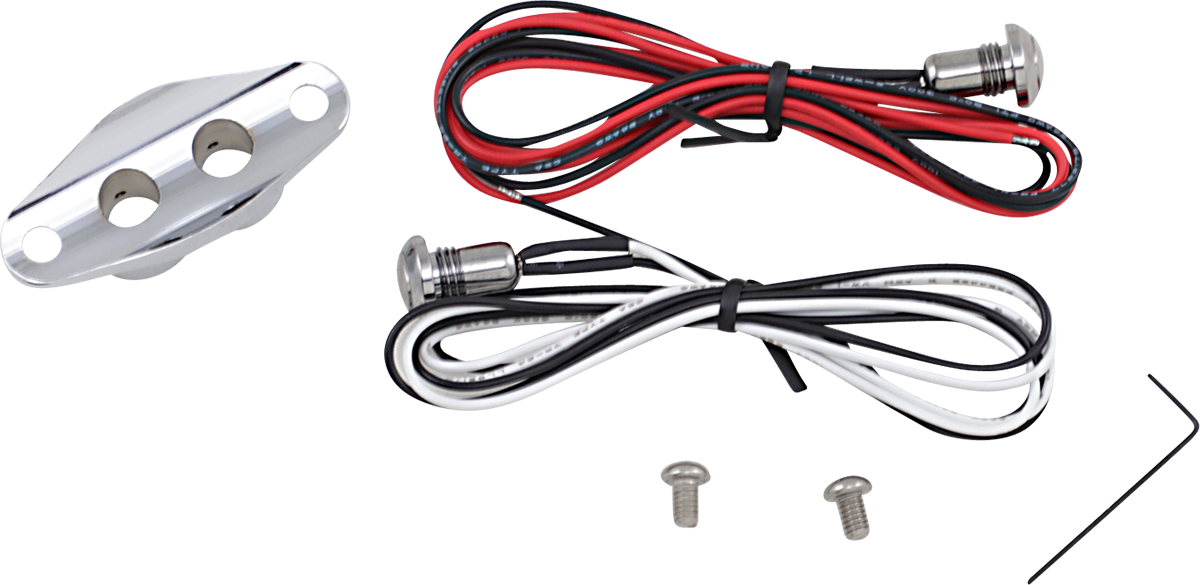 Interruptores Botón Doble - Cromo