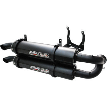 Stage 5 Slip- Silenciador Cerakote Black - Dual TRINITY RACING Maverick X3 2016-2018