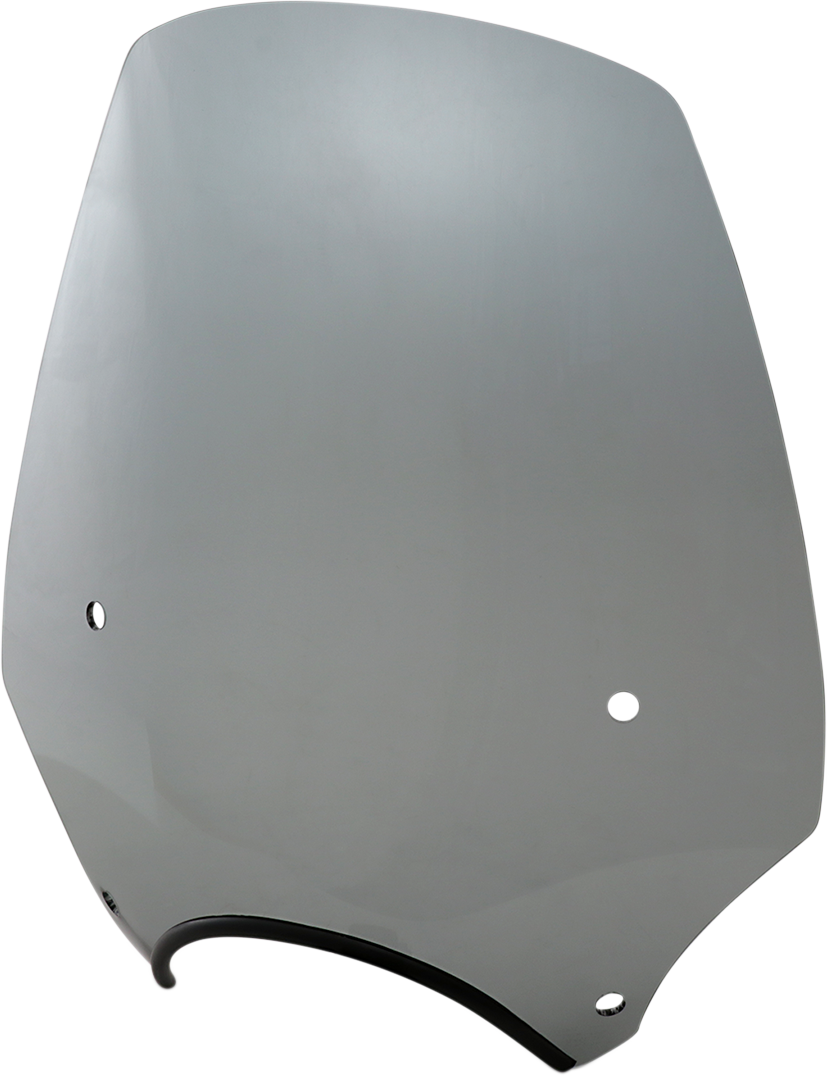 El Paso Windshield - 19" - 9" Headlight Cutout - Black Smoke