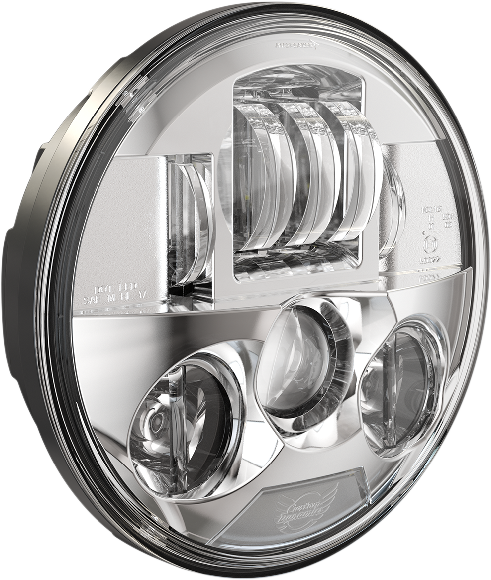 7" Probeam® LED Headlamp - Indian - Chrome