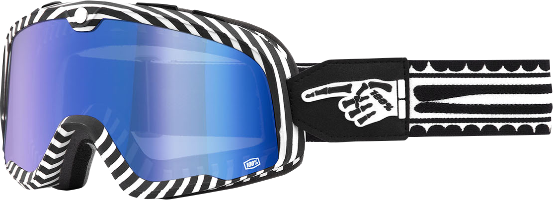 Barstow Goggles - Death Spray - Blue Mirror