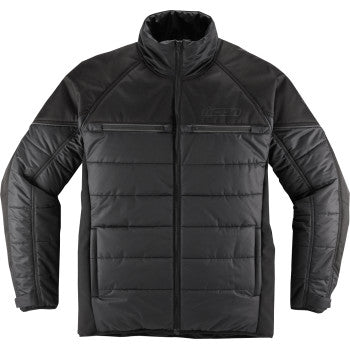 Chamarra ICON Ghost Puffer - Negro/Charcoal