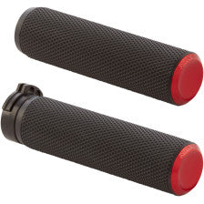 Puños Knurled Arlen Ness - Rojo