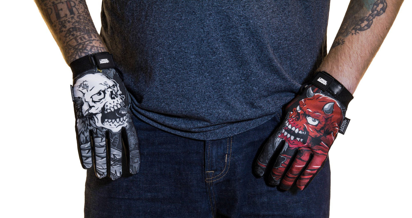 Guantes Lethal Threat Good & Evil Skulls