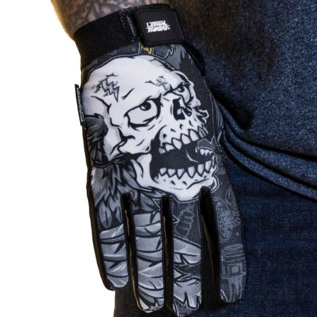 Guantes Lethal Threat Good & Evil Skulls