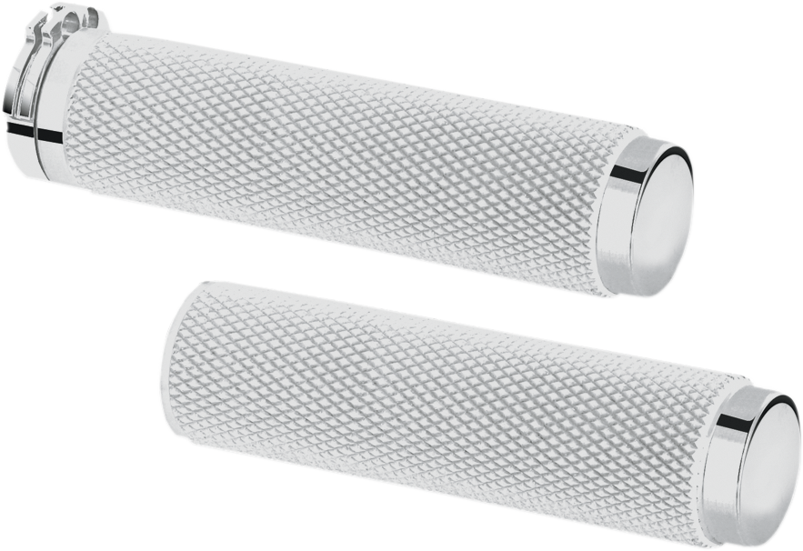 Chrome Knurled Grips