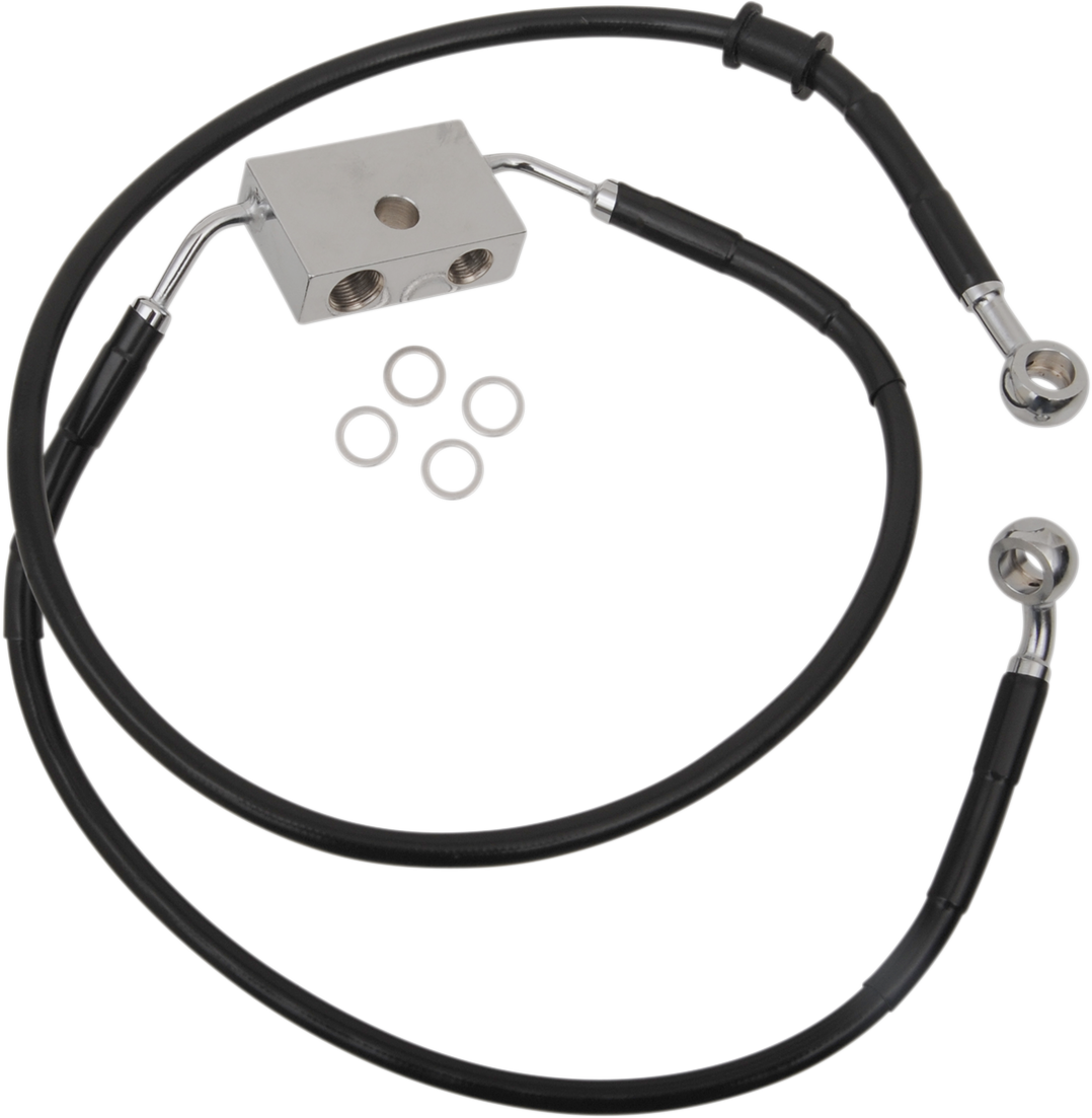 Front Brake Line - XL - Black +8"55857687