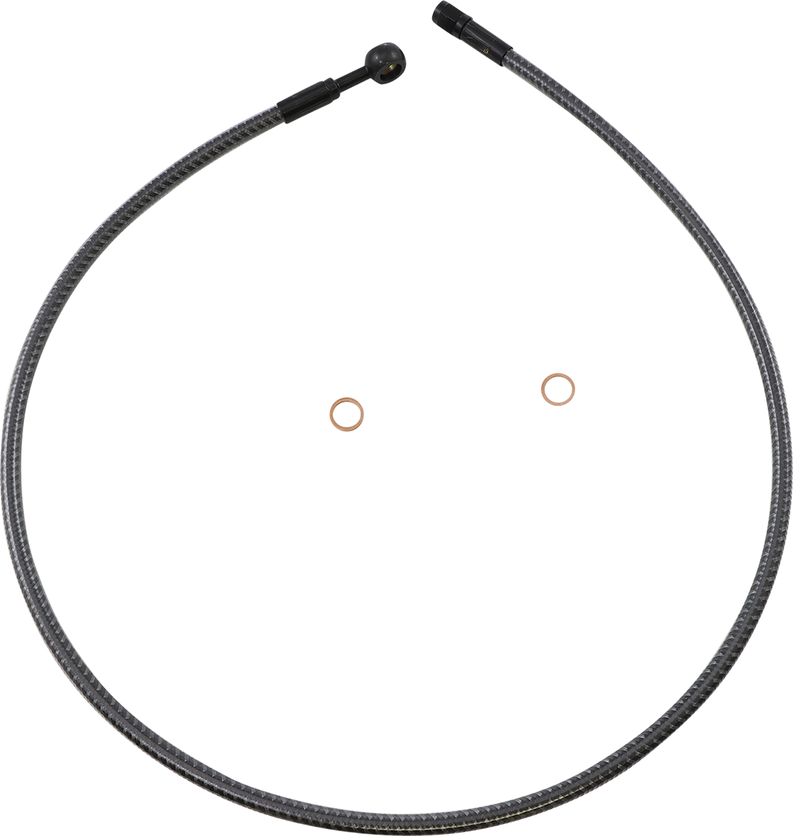 Brake Line - Front - 10 mm - 180° - 36" - KARBONFIBR