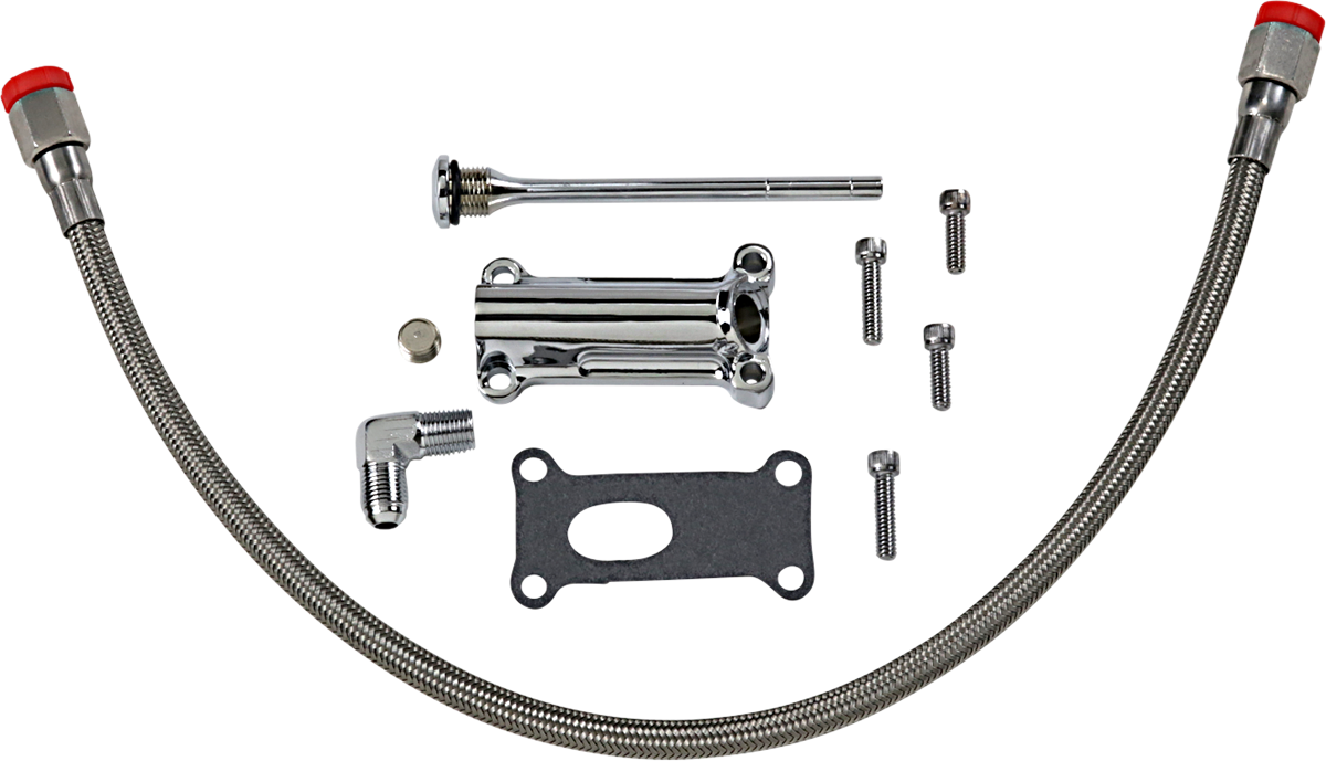 Engine Oil Spout Kit - Chrome