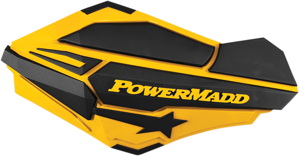 Handguards - Ski-Doo Yellow/Black