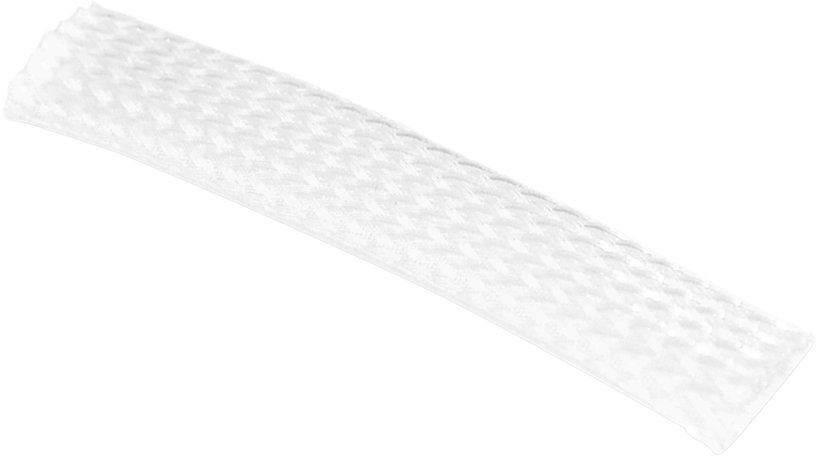 Braided Flex Sleeving - White