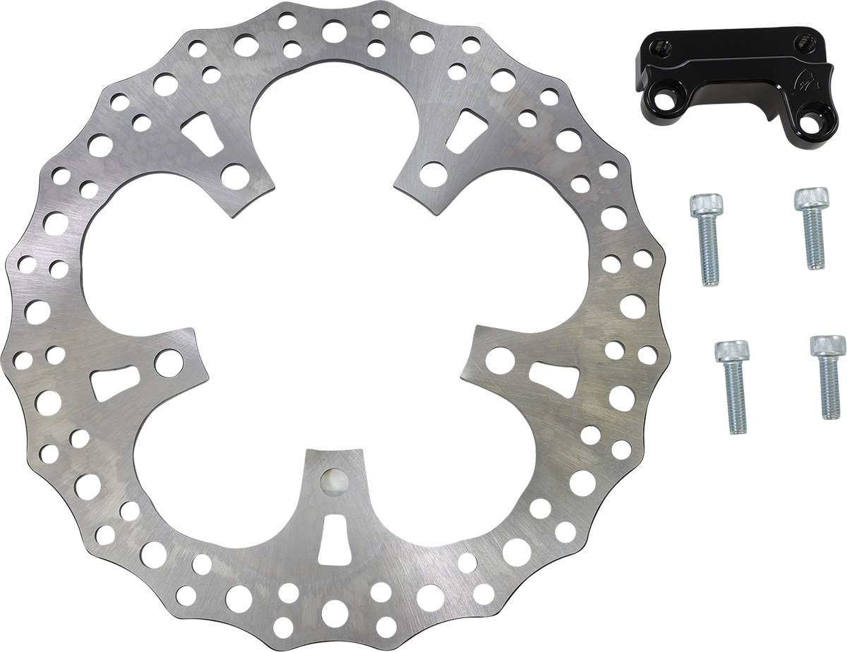 Jagged Left Brake Rotor - 13"