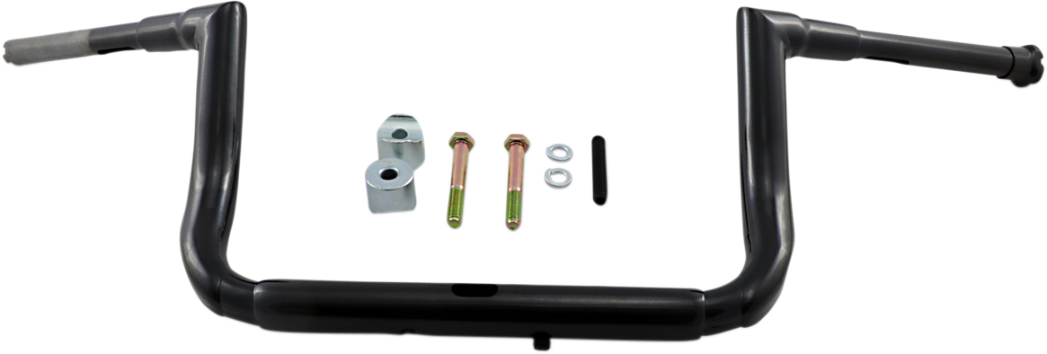 Black 10" Grande Twin Peaks Handlebar for FLHT