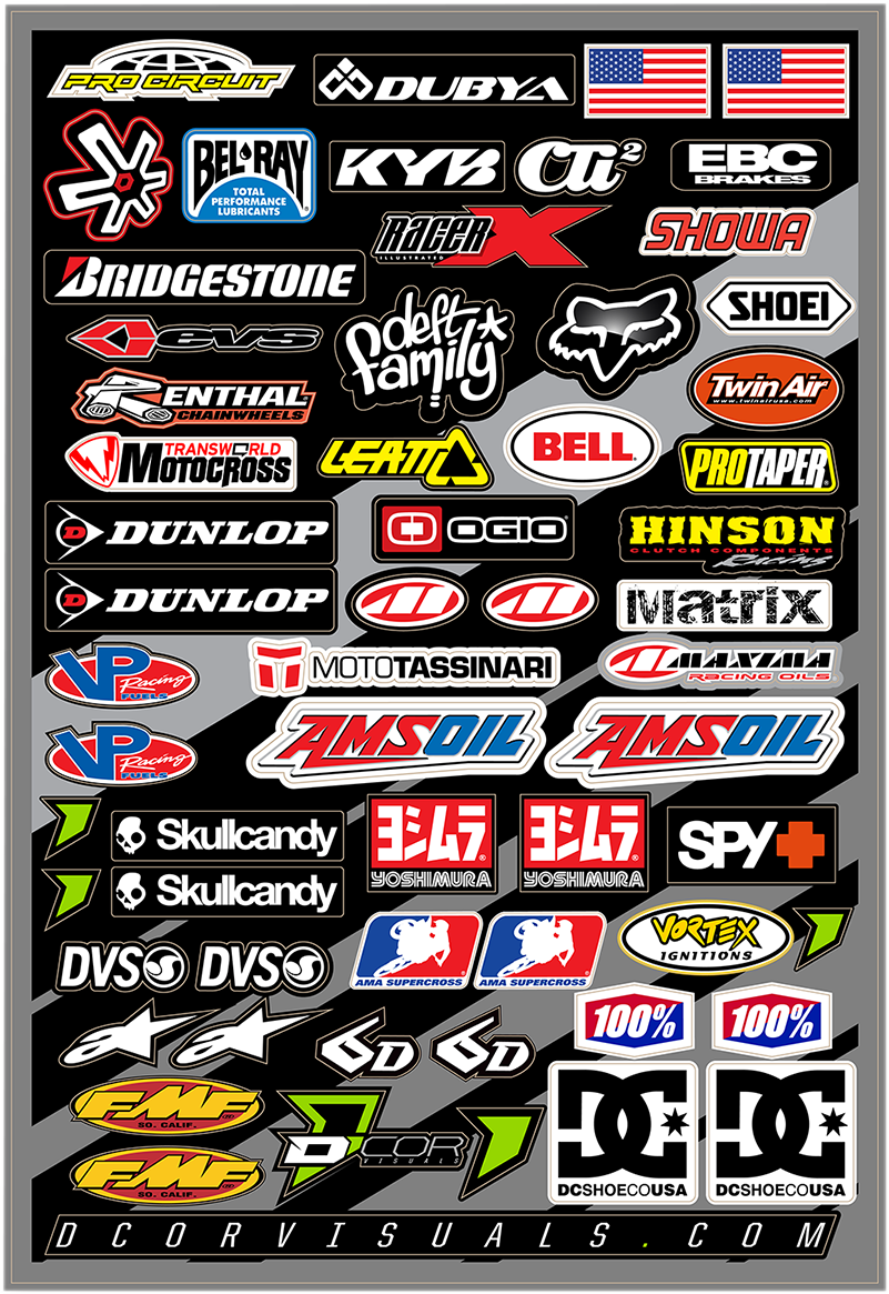 Decal Sheet - Misc. Logo